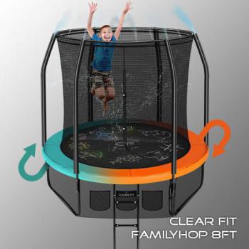 Каркасный батут Clear Fit FamilyHop 8Ft - Спорттовары