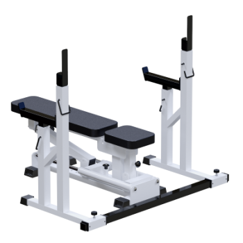 Профессиональный силовой тренажер Скамья регулируемая со стойками Sabirgym SG004 василжим - Спорттовары