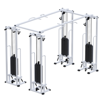 Двойной кроссовер на базе реабилитационного Потапова тренажера Sabirgym SG083.4*100*3530*2059*2400 стеки 4х100 кг s-dostavka - Спорттовары