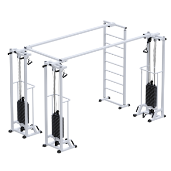 Профессиональный тренажер Биотонус-3 + шведская стенка стеки 3х100 кг Sabirgym SG087.3*2400*100 реабилитация - Спорттовары