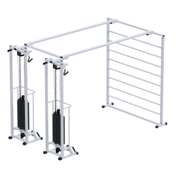 Профессиональный тренажер реабилитационный Биотонус-2+шведская стенка стек 2х100кг Sabirgym SG088.2*2400*100 екатеринбургспорт узси - Спорттовары