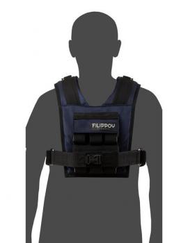 Жилет-утяжелитель Hard Training FILIPPOV 13 кг синий - Спорттовары