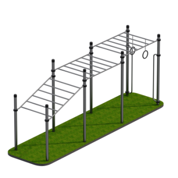 Рукоход с изменением высоты Sabirgym SGAV180 Уличный тренажёр vasilgym - Спорттовары