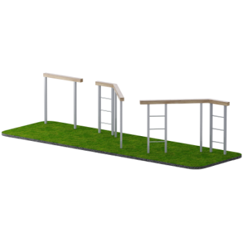 Препятствие Разрушенный мост Sabirgym SGGTAR100 - Спорттовары