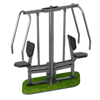 Тренажер для улицы Горизонтальный жим (двойной) Sabirgym SGMS051 vasilgym - Спорттовары