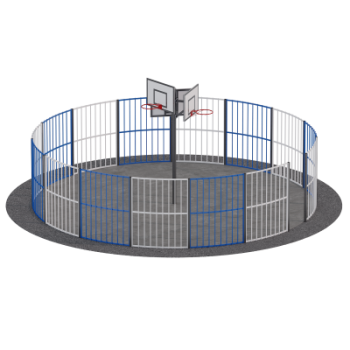 Панна баскет Sabirgym SGMSPLAY500 круговая уличная площадка с ограждением спортдоставка - Спорттовары