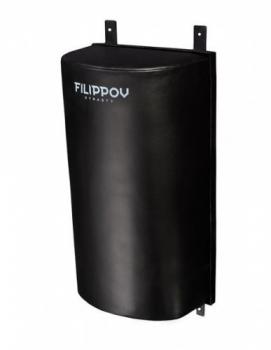 Подушка Полусфера onePRO FILIPPOV большая из натуральной кожи 75см/42см/27см черный - Спорттовары