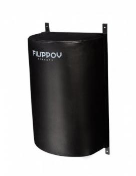 Подушка Полусфера onePRO FILIPPOV малая из натуральной кожи 60см/40см/27см черный - Спорттовары