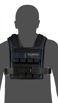 Жилет-утяжелитель «Hard Training FILIPPOV 17 кг» (черный) - Спорттовары