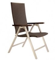 Кресло складное с высокой спинкой Kettler Samara 0301001-1100 Кеттлер Устаревшая модель - Kettler