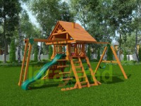 Детская площадка IgraGrad Крепость Фани с рукоходом Дерево роспитспорт - Kettler