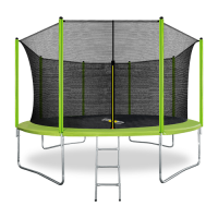 Батут 14FT с внутренней страховочной сеткой и лестницей (Light green)ARLAND  - Kettler