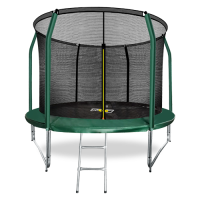 Батут премиум 10FT с внутренней страховочной сеткой и лестницей (Dark green)ARLAND  - Kettler