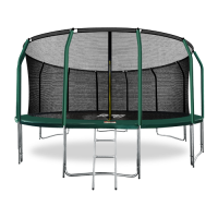 Батут премиум 16FT с внутренней страховочной сеткой и лестницей (Dark green)ARLAND  - Kettler