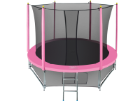 Батут для улицы Hasttings Classic Pink 10 ft (3,05 м) в комплекте: лестница и сетка роспитспорт - Kettler