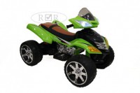 Детский электроквадроцикл E005KX зеленый (кожа) - Kettler