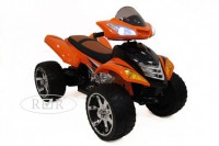 Детский электроквадроцикл E005KX оранжевый (кожа) - Kettler