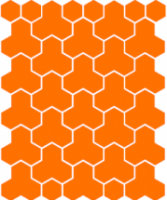 Наклейки COVA™SPORT "Кристалл" 333-163 светоотражающие 100Х85 мм (оранжевый) - Kettler
