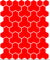 Наклейки COVA™SPORT "Кристалл" 333-164 светоотражающие 100Х85 мм (красный) - Kettler