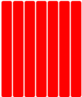 Наклейки COVA™SPORT "Полоса" 333-179 светоотражающие 100Х85 мм (красный) - Kettler