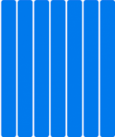 Наклейки COVA™SPORT "Полоса" 333-180 светоотражающие 100Х85 мм (синий) - Kettler