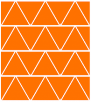 Наклейки COVA™SPORT "Треугольник" 333-193 светоотражающие 100Х85 мм (оранжевый) - Kettler