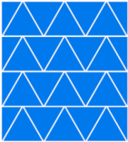 Наклейки COVA™SPORT "Треугольник" 333-195 светоотражающие 100Х85 мм (синий) - Kettler