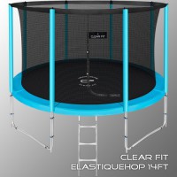 Каркасный батут Clear Fit ElastiqueHop 14Ft - Kettler