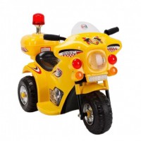 Детский электромотоцикл 998 желтый - Kettler