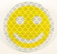 Значок COVA™SPORT 333-294 светоотражающий "Смайл" (желтый) d55мм - Kettler